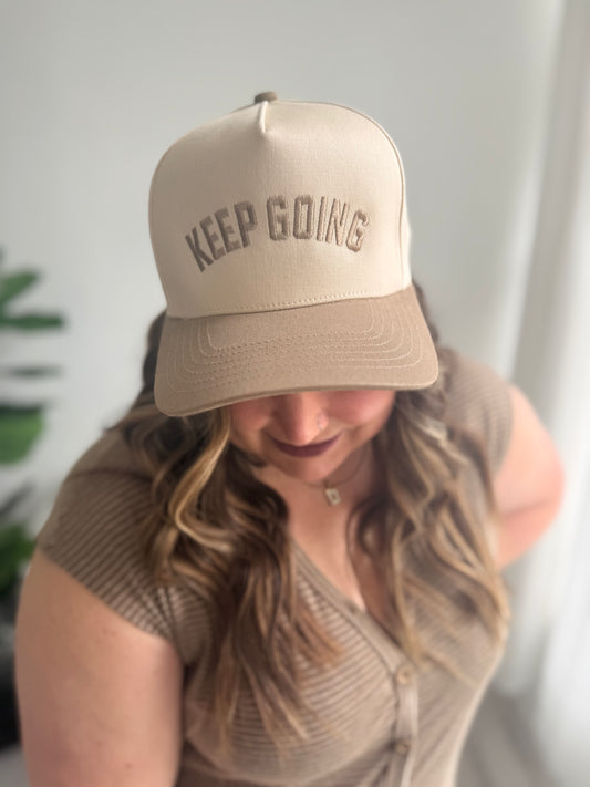 Keep Going Trucker Hat